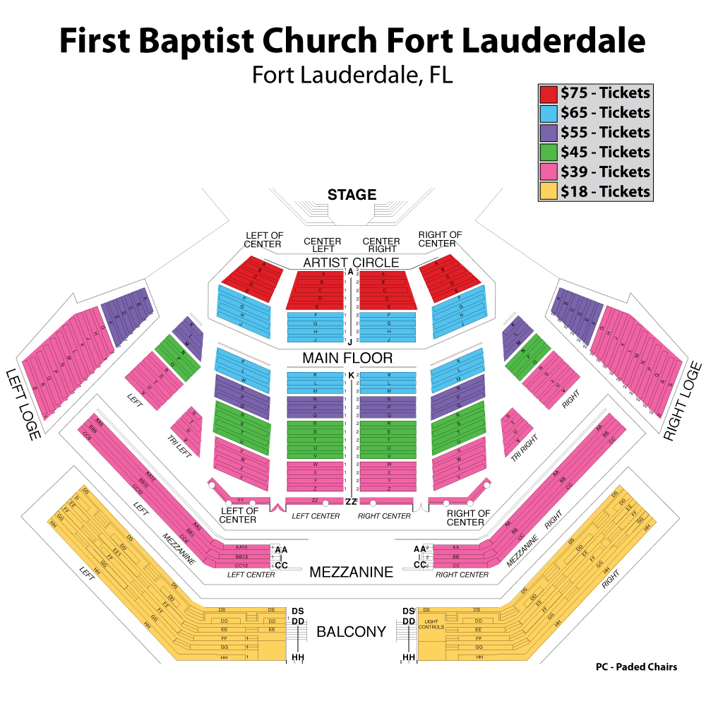 Ft Lauderdale Christmas Pageant Seating Chart