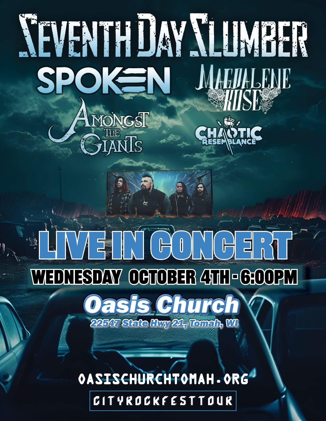 Tickets The City Rockfest Tour at Oasis Church Tomah in Tomah, WI